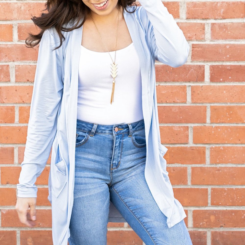 Missy and PLUS Long Sleeve Cardigan